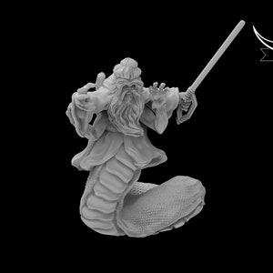 Oppo Rancisis jedi master - BLACK REMNANT | Legion compatible - 3D printed