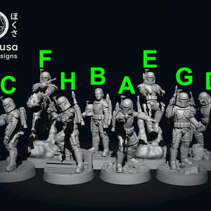 The 1st Bounty Hunter | Legion compatible - 3D printed - HOKUSA 3D Designs