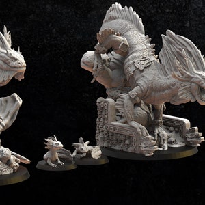 Salamanders - Seraphon - Lizardmen | D&D | Pathfinder | 3d printed