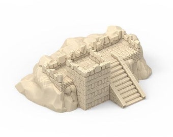Forward forts (2 versions) - Stormguard - LOTR - WOTR - Ruins - Frostgrave - 3D printed terrain