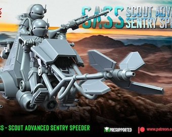 Scout Advanced Sentry Speeder - War Bear Studios | Kompatybilny z Legionem - Imperial Assault - Druk 3D