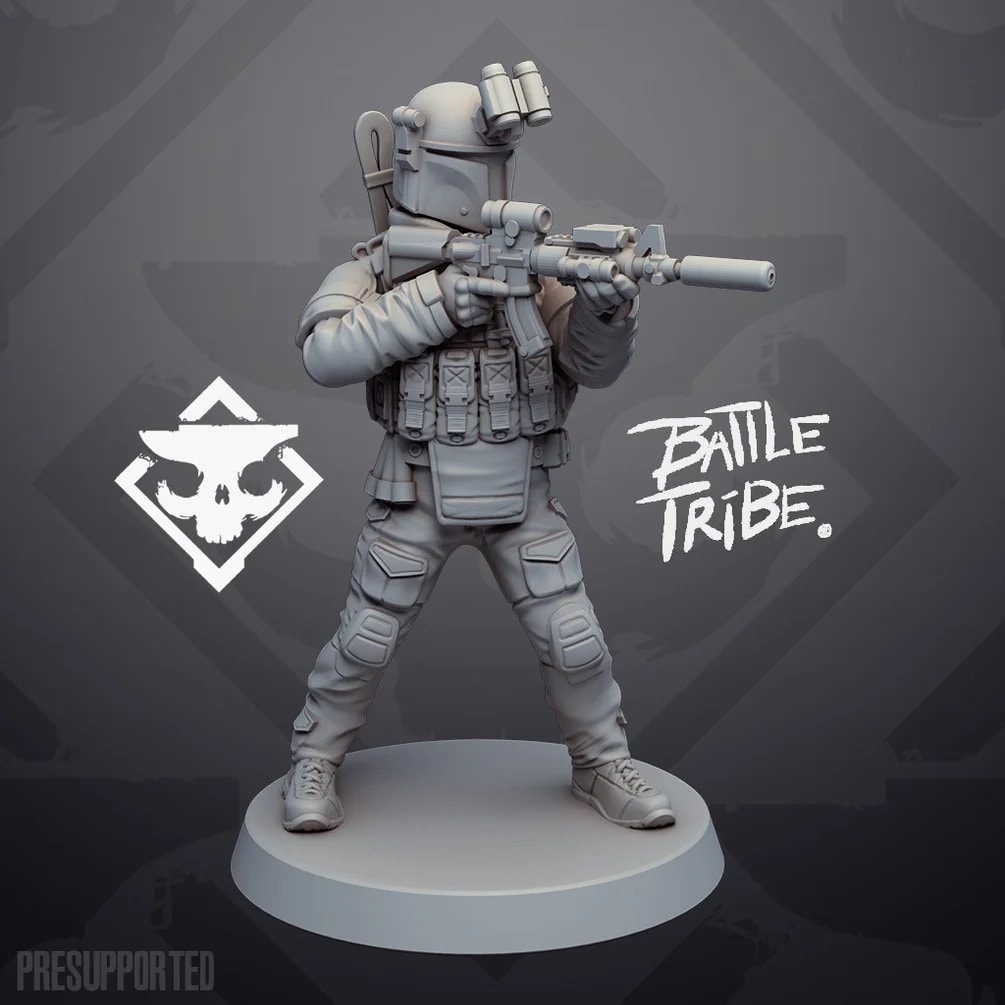 Modern Mando - SKULLFORGE | Legion compatible Imperial Assault 3D printed