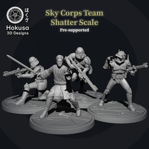 Sky Corps Team | "Shatterpoint compatible" - 3D printed - HOKUSA 3D Designs