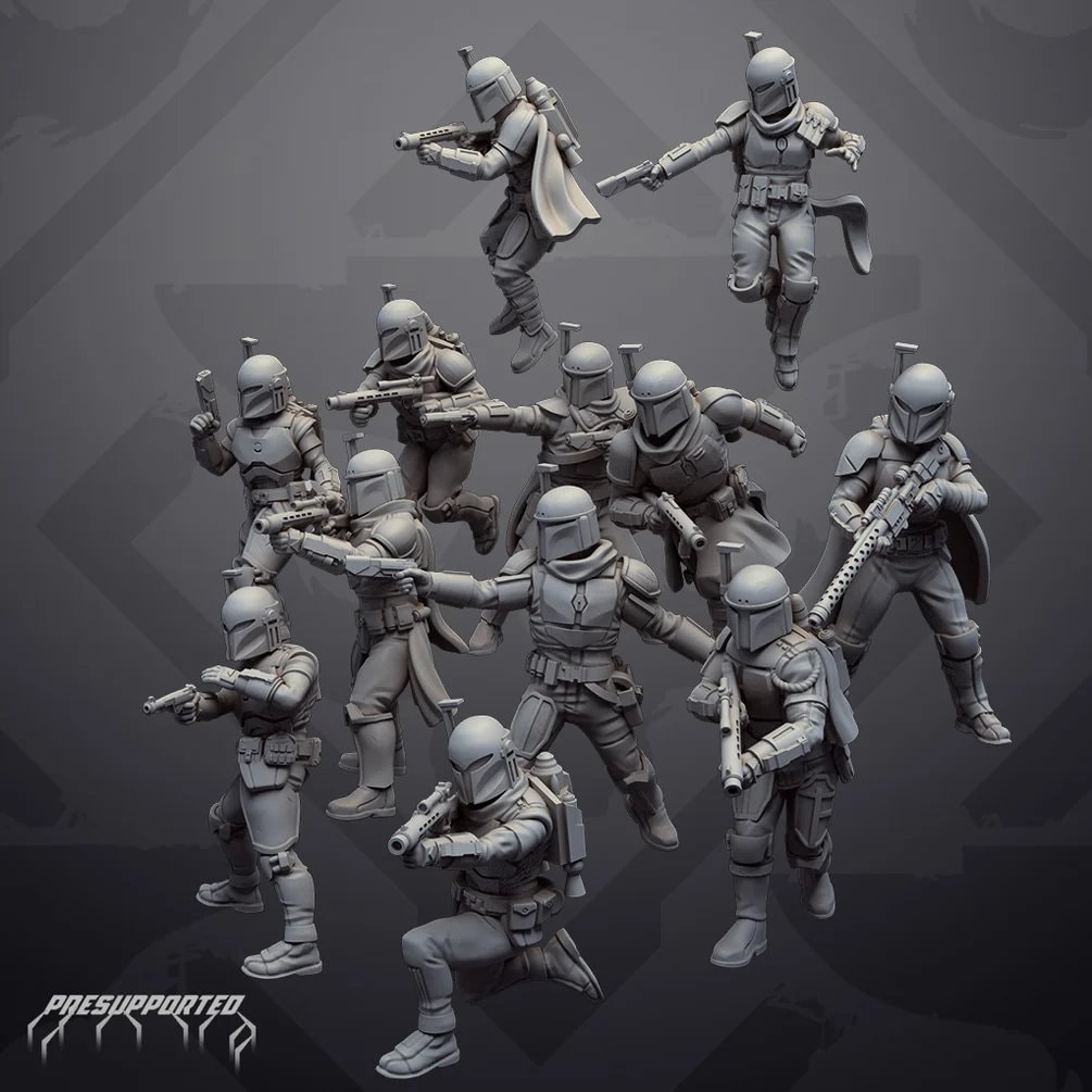 Enclave Nomads (12) - SKULLFORGE | Legion compatible Imperial Assault 3D printed