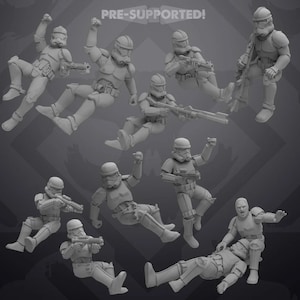 LAAT Crew - Airborne Patrol Crew - SKULLFORGE | Legion compatible - 3D printed