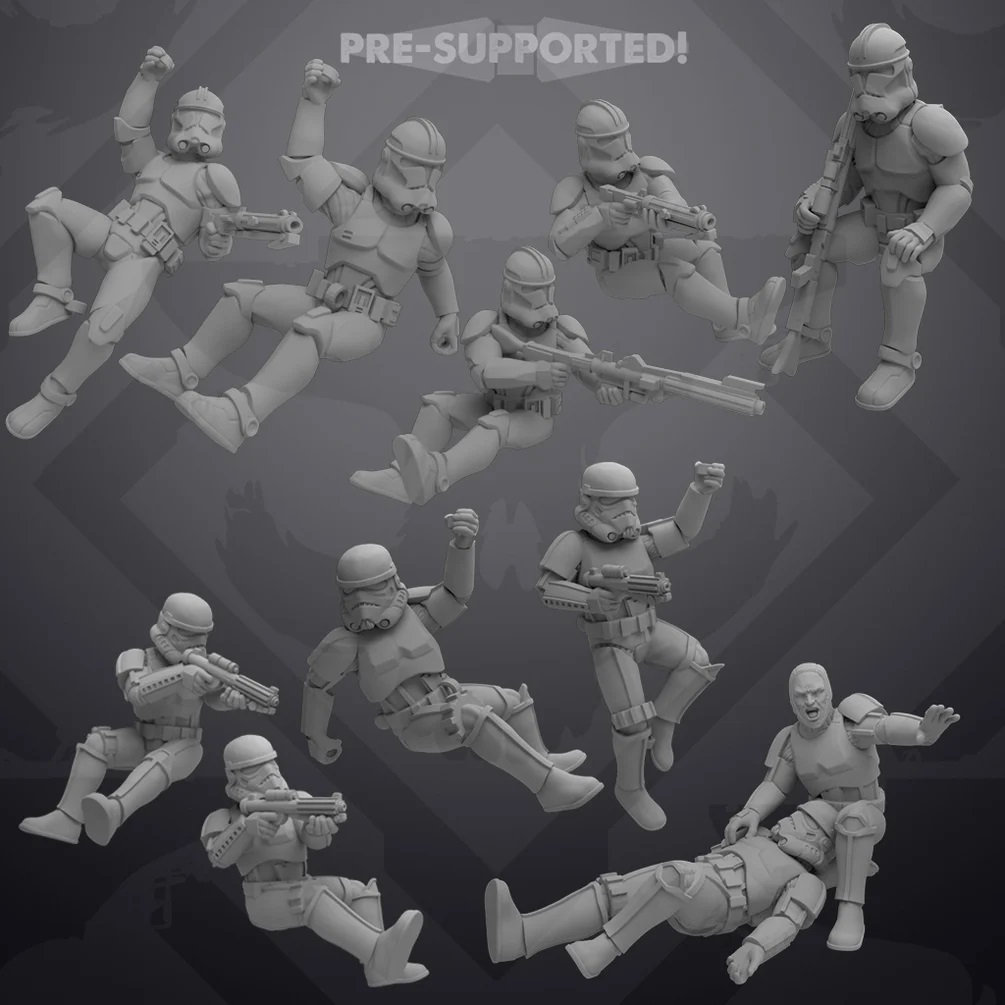 LAAT Crew Airborne Patrol Crew SKULLFORGE Legion Compatible 3D Printed Etsy