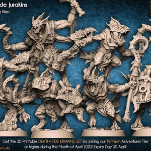 6 Death-Tide Jurakins (Baukasten) | HandwerkerInnung | Dungeons and Dragons | D&D | D&D | Pfadfinder
