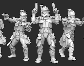 Phase 2 ARC Squad (5) - DARK FIRE | Legion compatible - 3D printed