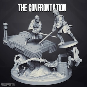 The Confrontation diorama - SKULLFORGE | Legion compatible Imperial Assault 3D printed