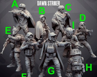 Fireteam Dawn Striker - SKULLFORGE | Legion compatible Imperial Assault 3D printed