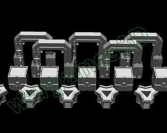Imperial Assault kompatibles Zubehör (Türen, Kisten und Klemmbretter) - 3D gedrucktes Zubehör