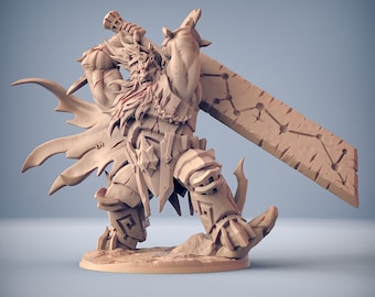 Fire Giant Miniature - Artisan Guild | Giantkin Warrior Model