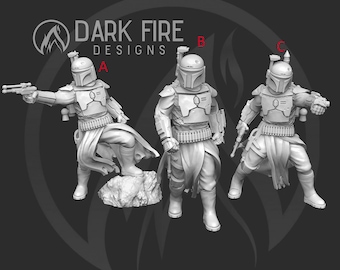Bounty Hunting Hermit - DARK FIRE | Legion compatible - 3D printed