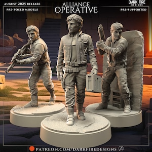 Alliance Operative - DARK FIRE | Legion-kompatibel - 3D-utskriven
