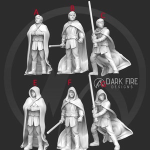 Cloaked Grand Master Knight - DARK FIRE | Legion compatible - 3D printed