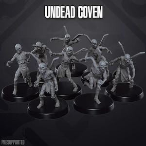 Odöda coven-anhängare (8) - SKULLFORGE | 3D-utskriven