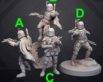 Legendary Bounty Hunter - SKULLFORGE | "Legion & Shatterpoint compatible" - 3D printed