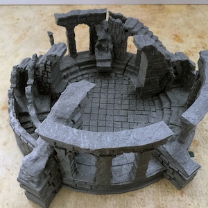 Circle ruins - Weathertop - Amon Sul | 3d printed | Fantasy | Terrain | Scenery | Ruins | Lord of the rings | Dungeons & Dragons