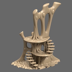 Craftworld Xenos hive | 3d printed | Fantasy | Scenery |  | D&D