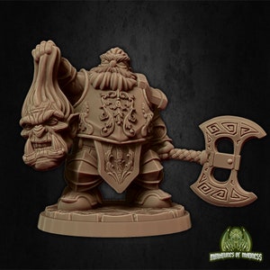 Vognar Cuthroat - Kickstarter &quot;Hold my Dwarf&quot; | D&D | Pathfinder |  | AoS | Fantasy | Dwarves | 3D printed