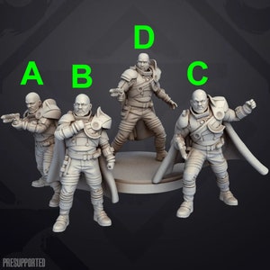 Partizanencommandant - SKULLFORGE | Compatibel met Legion & Shatterpoint - 3D-geprint