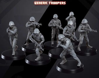 Víbora: Infantería de pitón (8) - SKULLFORGE / Impreso en 3D