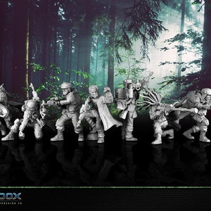 Alliance Commandos (7) - War Bear Studios | Legion compatible - Imperial Assault - 3D printed