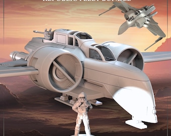 ARC-170 Starfighter (1) - DARK FIRE | Legion Compatible - 3D