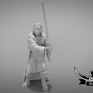 Mystical warrior (3 to choose) - BLACK REMNANT | Legion compatible - 3D printed