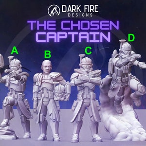 The Chosen Captain - DARK FIRE | Legion compatible - 3D printed