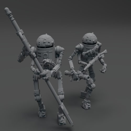 Legion compatible Imperial Assault 3D printed SKULLFORGE Tin Man Bounty Hunter