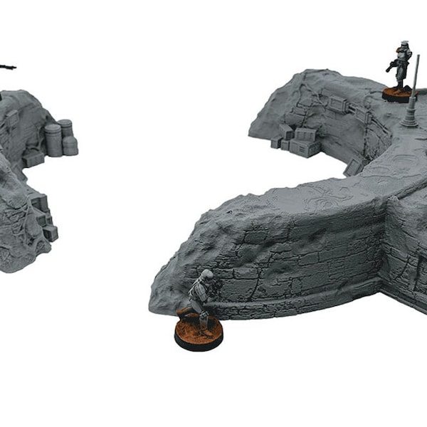 The Circle Ruins | Legion compatible scenery - Imperial Assault | Star Wars - 3D printed