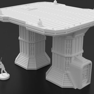 Landing Pad 32-35mm SCALE - Legion & Imperial Assault compatible - 3D printed terrain