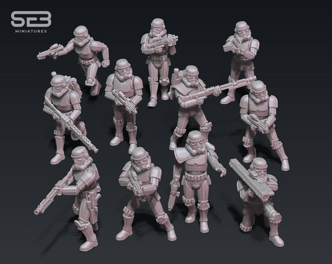 Storm Soldiers & Command (MODULAR) - Anvilrage Studios