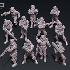 Death Troopers Squad - Star Wars Legion 35mm Miniature for Tabletop RPG