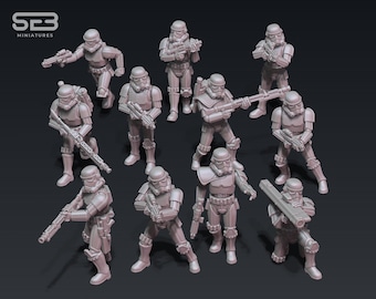 Storm soldiers & Command (MODULAR) - Anvilrage Studios | Legion compatible