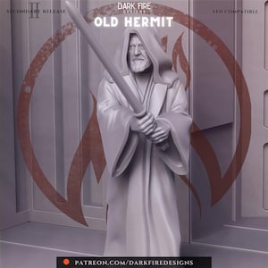 Old Hermit - DARK FIRE | Legion compatible - 3D printed