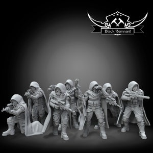 Soldados Kel-Dor (7) - BLACK REMNANT | Compatível com Legion - Impresso em 3D