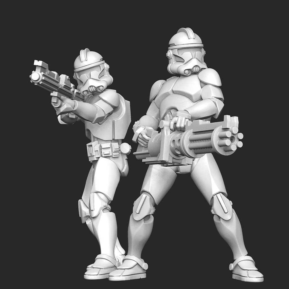 Phase 2 Clone Specialists (2) - DARK FIRE | Legion compatible - 3D printed
