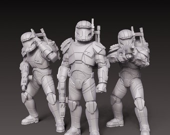 Four-Oh Commando - DARK FIRE | Legion compatible - 3D printed