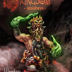 Chaos Dwarf Sorcerer - Maghmorin | D&D | Pathfinder | AoS | Old World | 3d printed