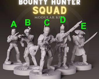 Bounty Hunter Squad - DARK FIRE | Legion-kompatibel - 3D-utskriven