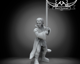 Meetra Surik - BLACK REMNANT | Legion compatible - 3D printed