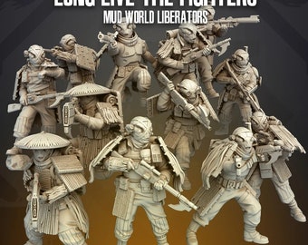 Local Freedom Fighters Mudworld - SKULLFORGE | Legion compatible - 3D printed