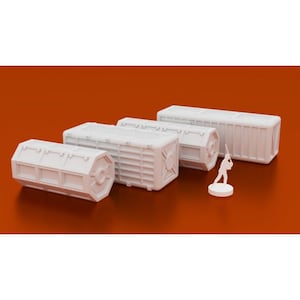 Sci-Fi Frachtschiffcontainer