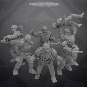Kith-kin Mercenaries - SKULLFORGE | Legion compatible - Imperial Assault - 3D printed