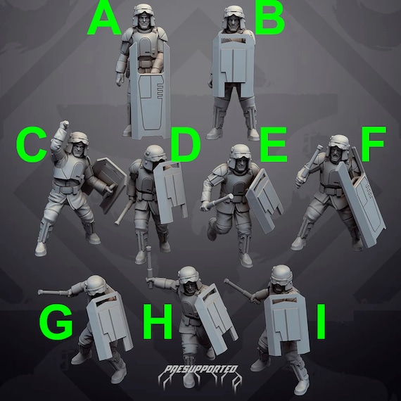 Authority Riot Troopers - SKULLFORGE | Legion Compatible