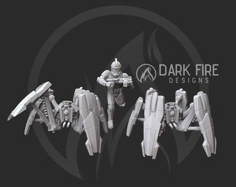 LM-432 Crab Droids (2) - DARK FIRE | Legion compatible - 3D printed