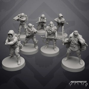Remnant Troopers Set 2 (7) - SKULLFORGE | Legion compatible - 3D printed