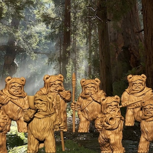 Small forest warriors (15) - Legion compatible - 3D printed